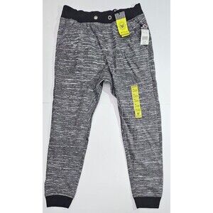 Stylo Mens Jogger Pants XL Black Space Dye Sweatpants NWT Missing Drawstring